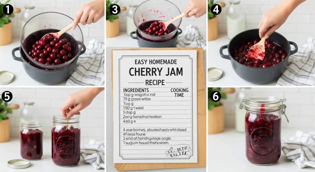 Easy Homemade Cherry Jam Recipe